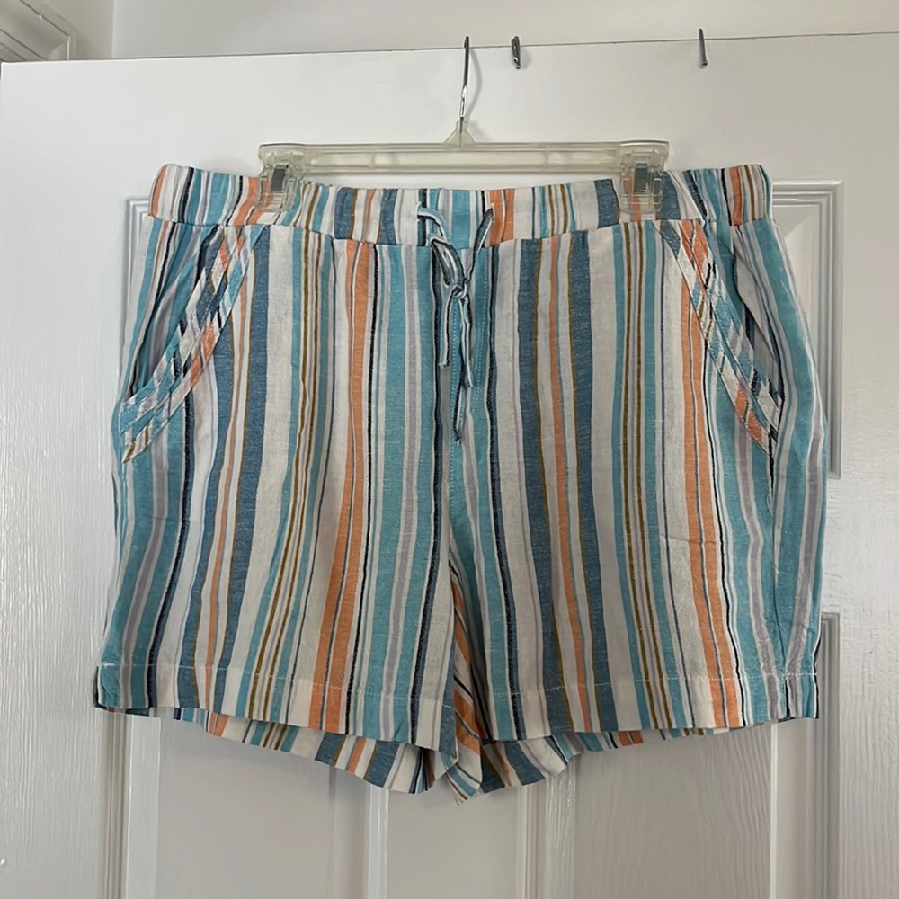 Briggs Linen Blend Shorts NWOT